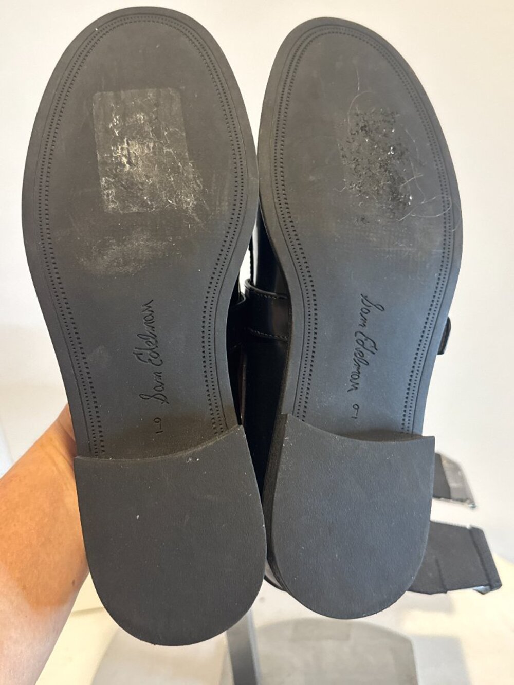 Sam Edelman Elaina T- Strap Buckle Loafer Leather Women's size 9 - Picture 10 of 10